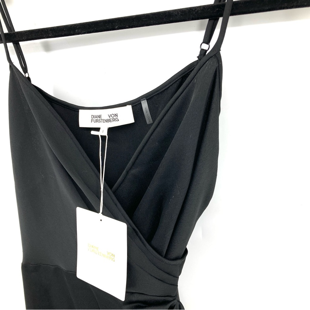 Diane Von Furstenberg Avila Black Wrap Dress - Picture 13 of 16